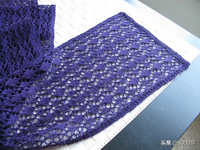 棒针编织围巾简单的,冰条线棒针围巾编织教程完整