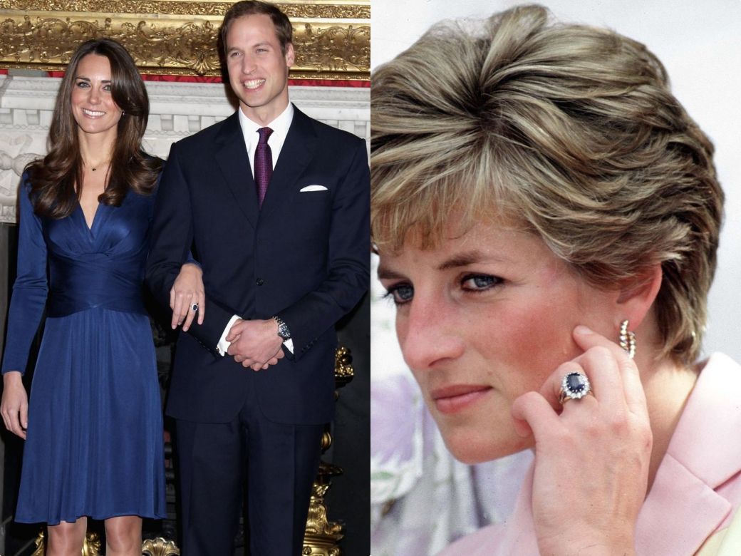 英国王室历代婚戒,王室钻石戒指