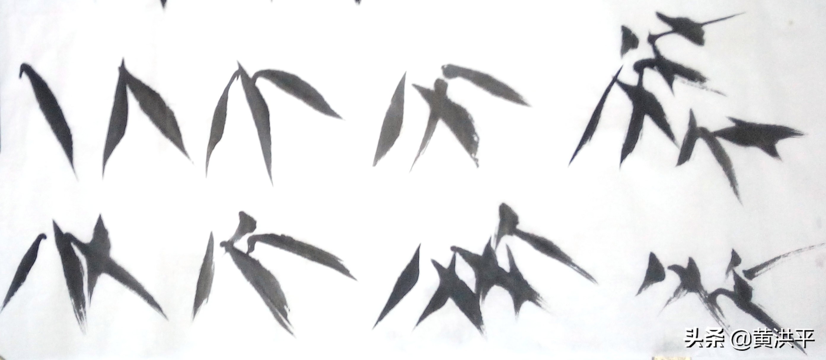 写意墨竹作品欣赏,墨竹画法简单作品