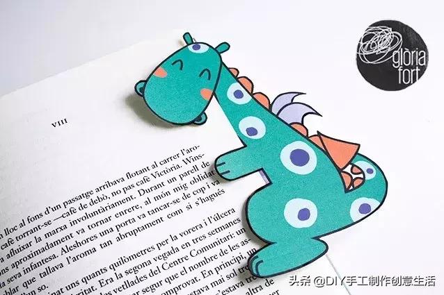 8-10岁儿童手工书签可爱猫咪书签,手工diy书签简单好看不用折纸