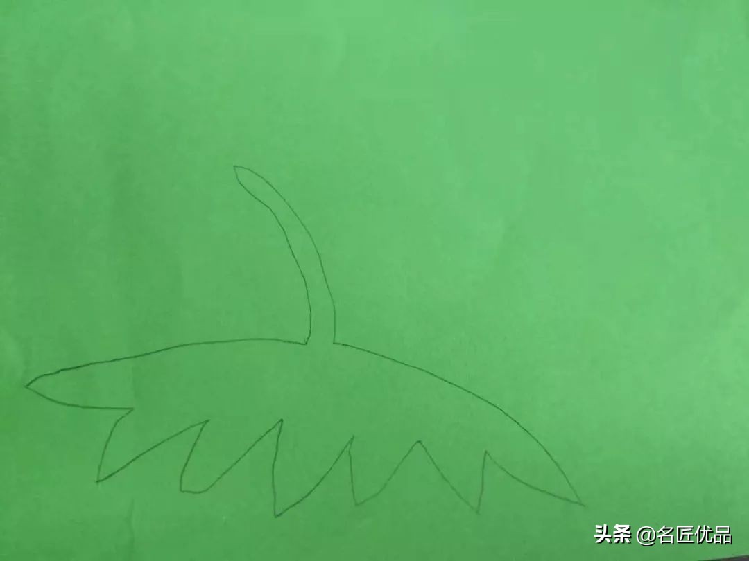 草莓叶子剪纸图,对称草莓剪纸