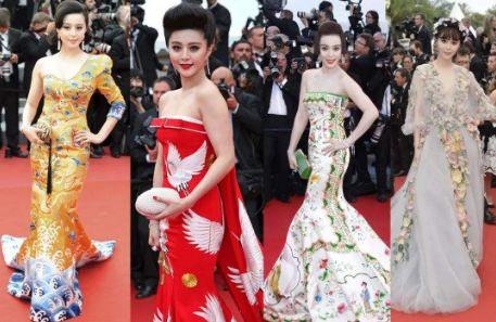 戛纳金棕榈霸王别姬红毯,戛纳电影节的红毯比拼还在继续