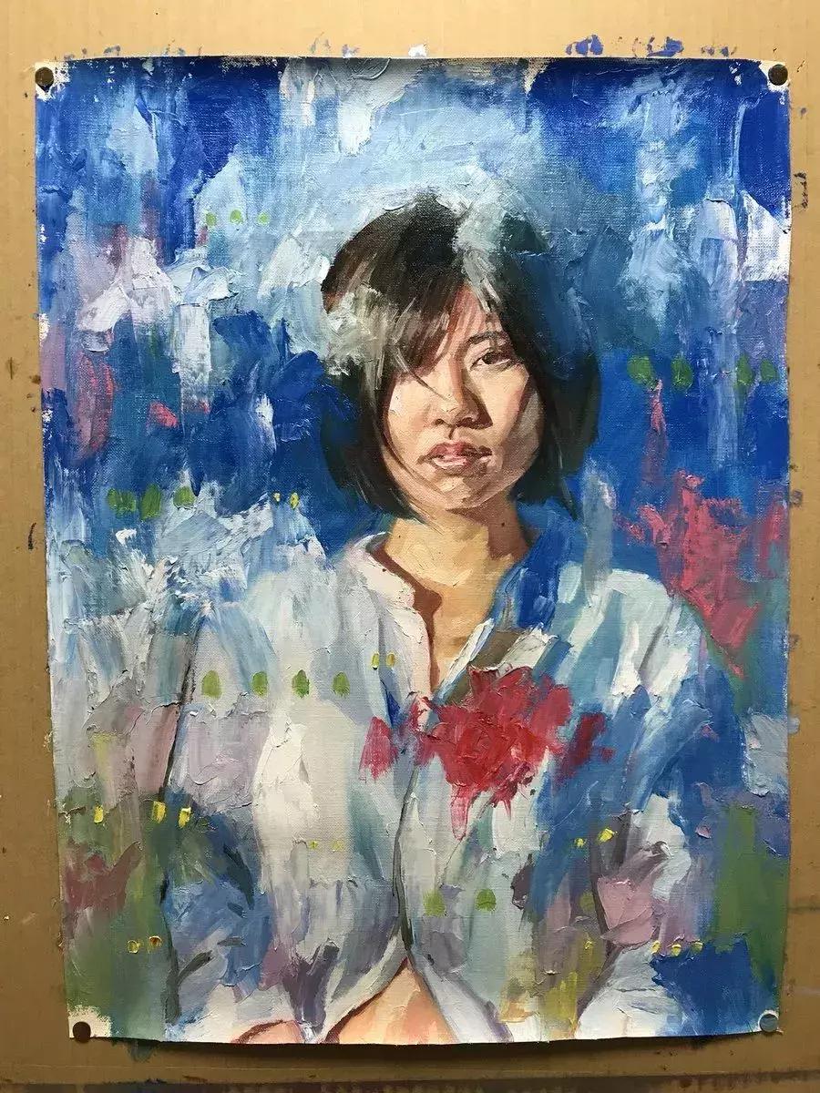 冷军超写实绘画是怎么画出来的,中国媲美冷军的超写实人物画家