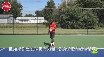 网球发球力道大小,发球时如何用上百分之百力道