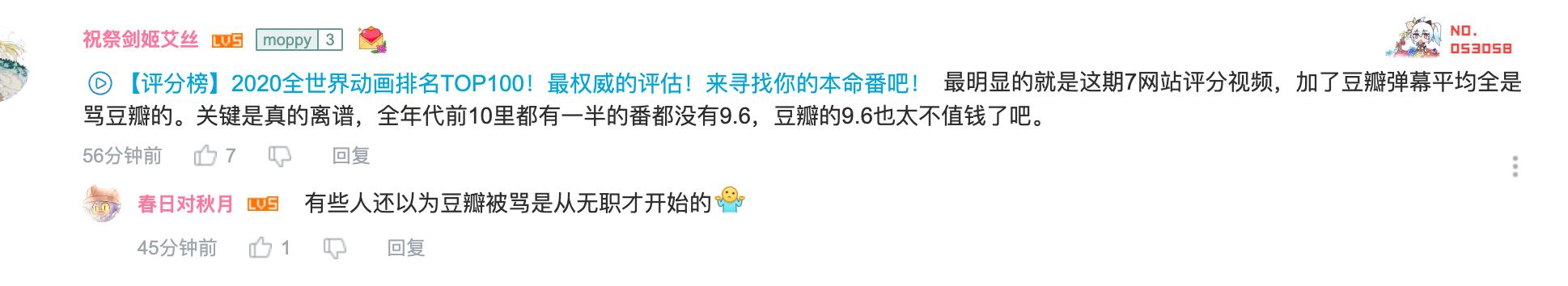 动漫评分高的网站,豆瓣动漫评分top10