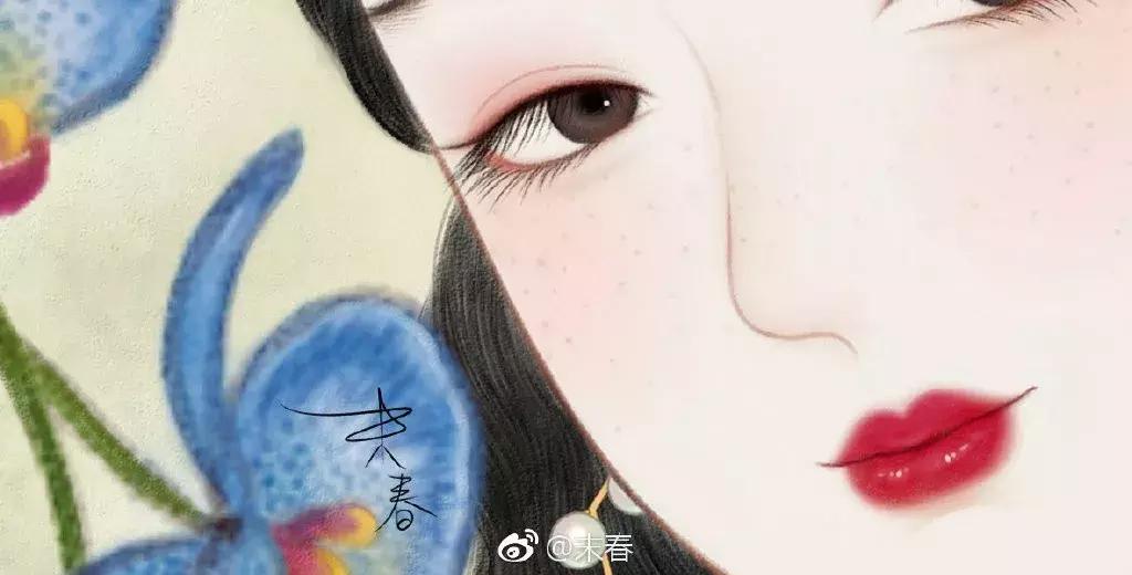 她笔下的女人韵味十足,他笔下的女子美得倾国倾城