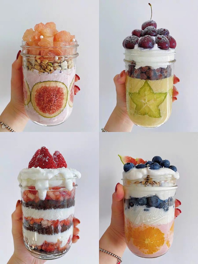 高颜值酸奶杯视频,高颜值酸奶碗