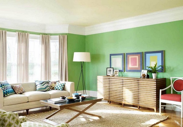 墙面颜色和柜子颜色如何搭配,墙面颜色太空灰配什么颜色沙发