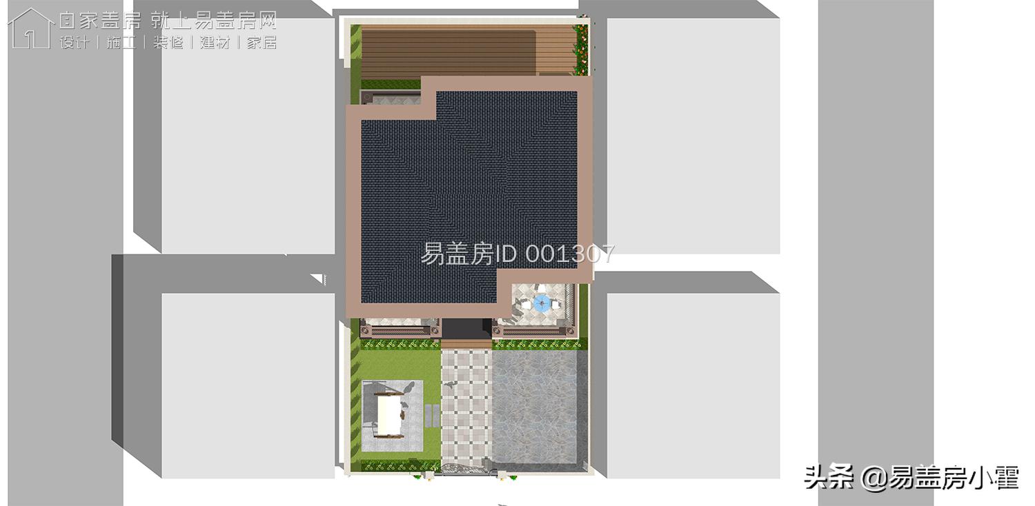 农村自建房2层欧式别墅设计,面宽10米欧式风格二层小别墅