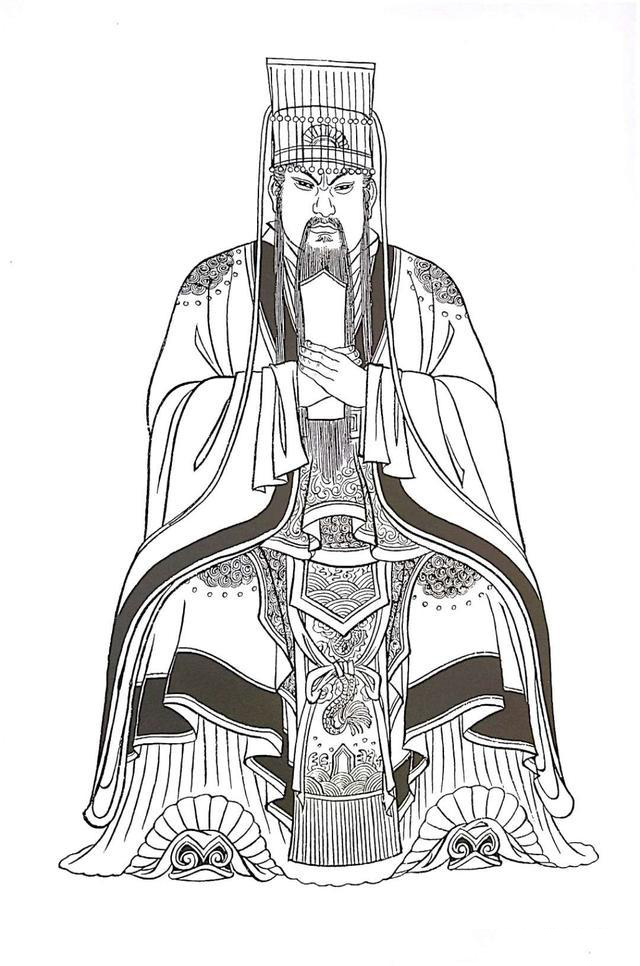 人物工笔白描线稿男青年,工笔白描人物图谱