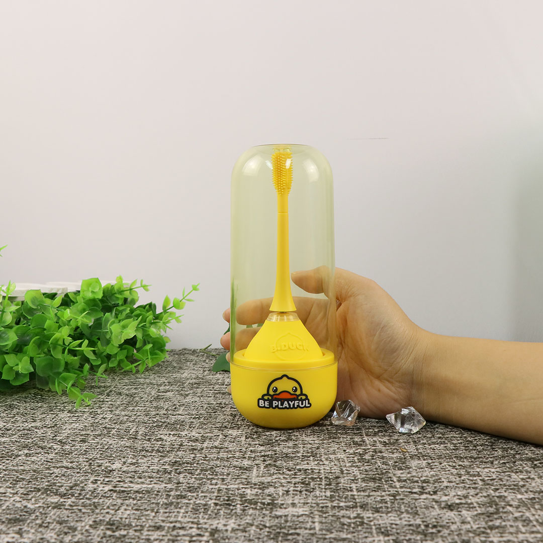 小黄鸭u型牙刷儿童电动牙刷8岁,儿童牙刷2-6岁u型牙刷小黄鸭