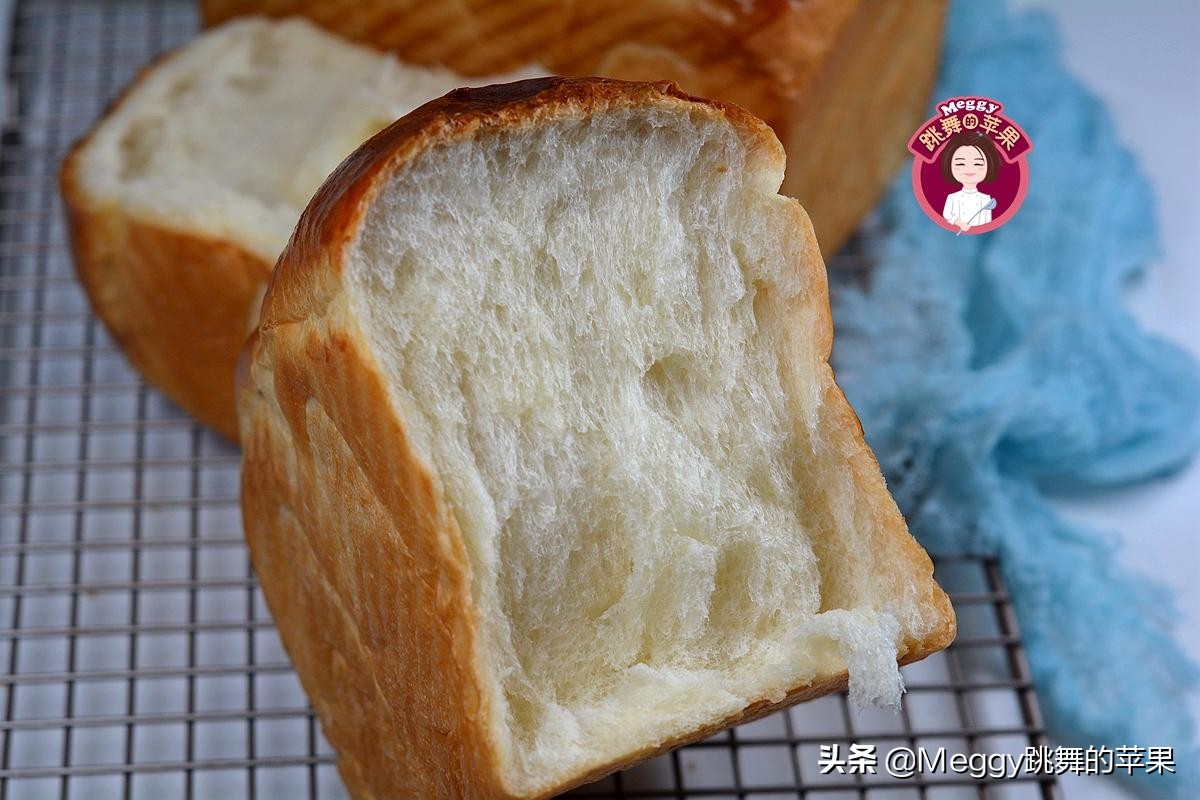 柔软又拉丝的手撕面包,全麦吐司手套膜全过程
