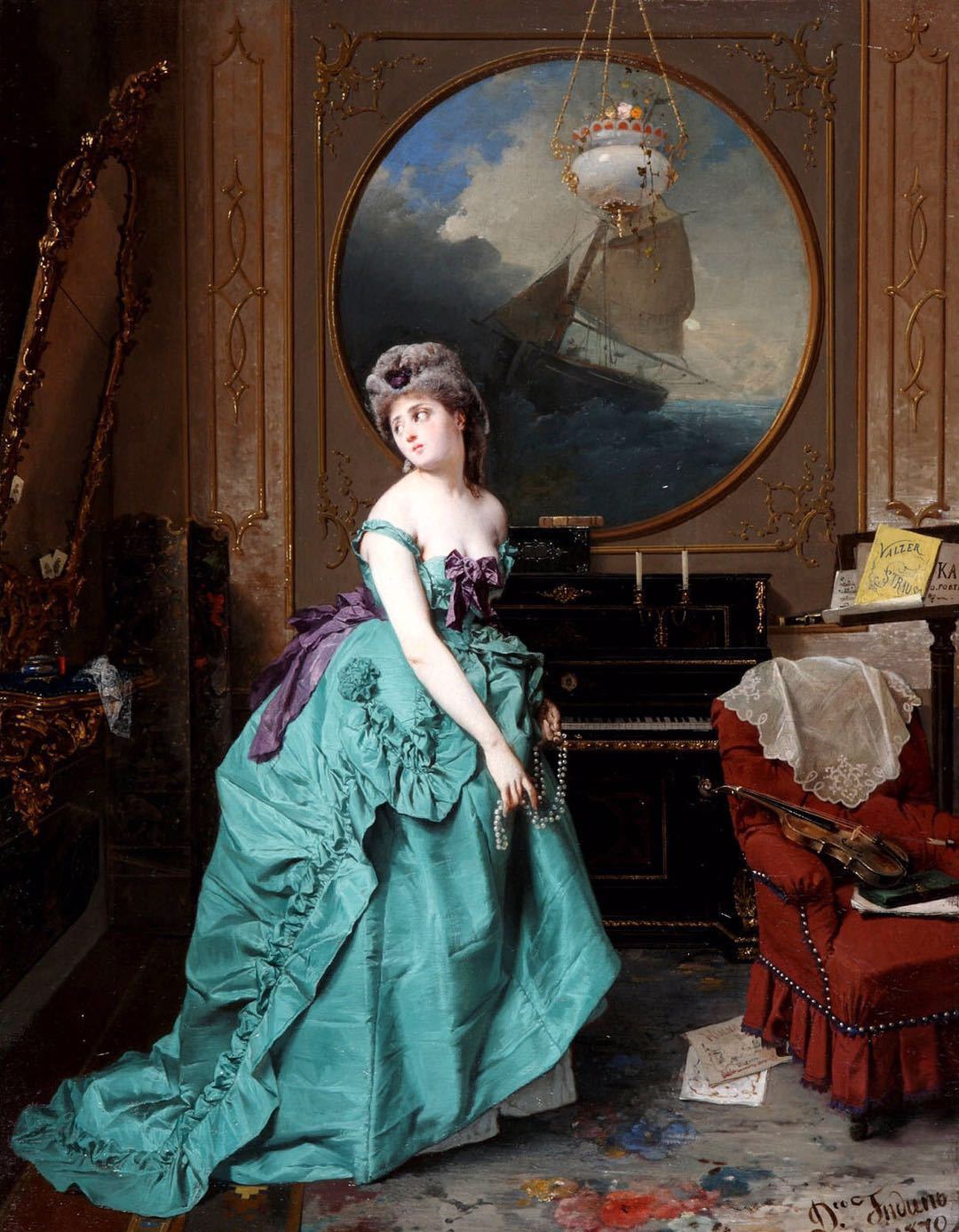 18世纪欧洲贵族女性强行穿上束腰,欧洲中世纪贵族公主裙束腰