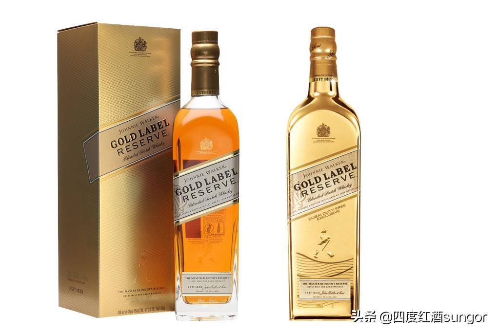 尊尼获加红牌红方威士忌,尊尼获加威士忌红方黑方区别