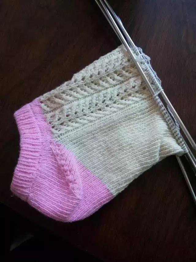 最简单的棒针袜子,棒针袜子教程粗毛线