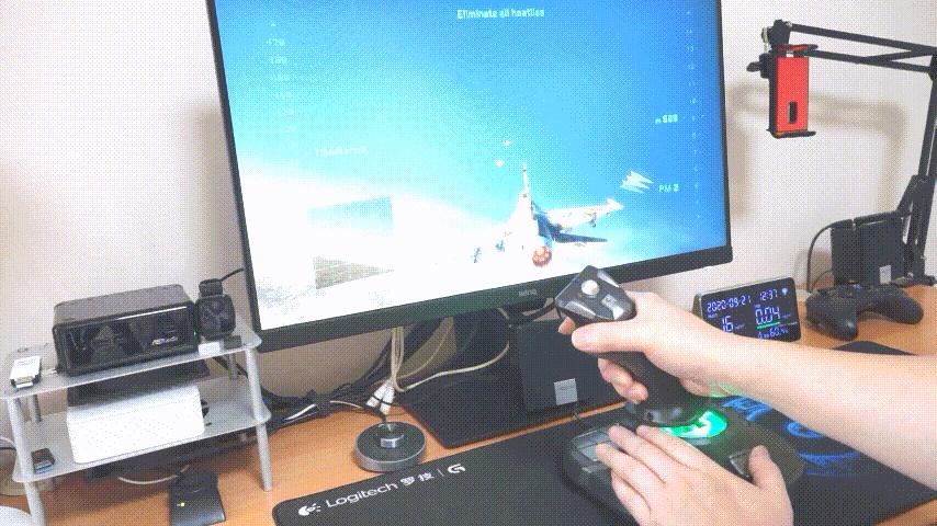 罗技x56飞行摇杆怎么用,罗技x56飞行摇杆