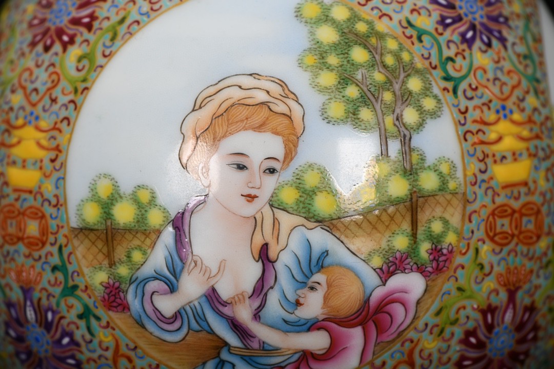 清代官窑珐琅彩将军罐,清代官窑珐琅彩鉴定方法