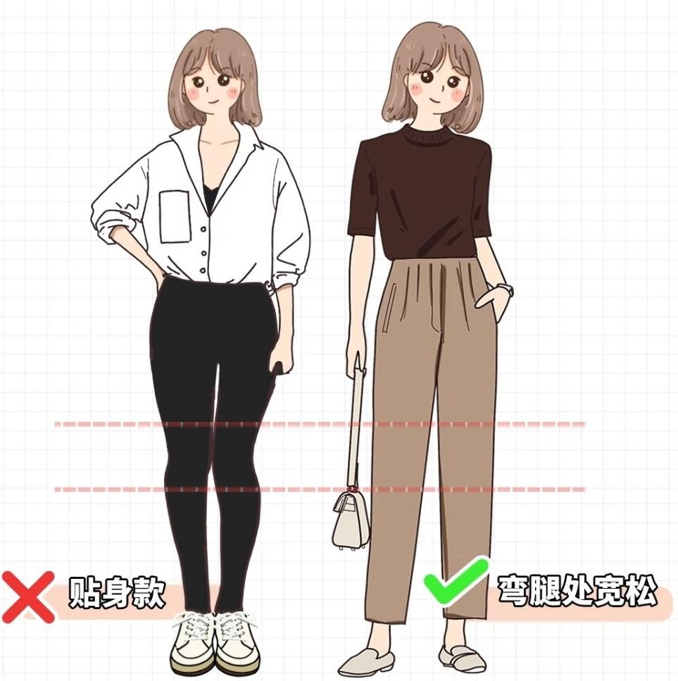 腿不直穿什么好看,腿不直的女生穿衣技巧