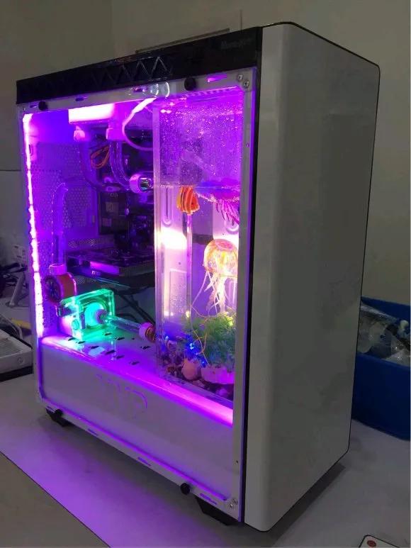 直男什么都可以凑合，但他的电脑必须发光