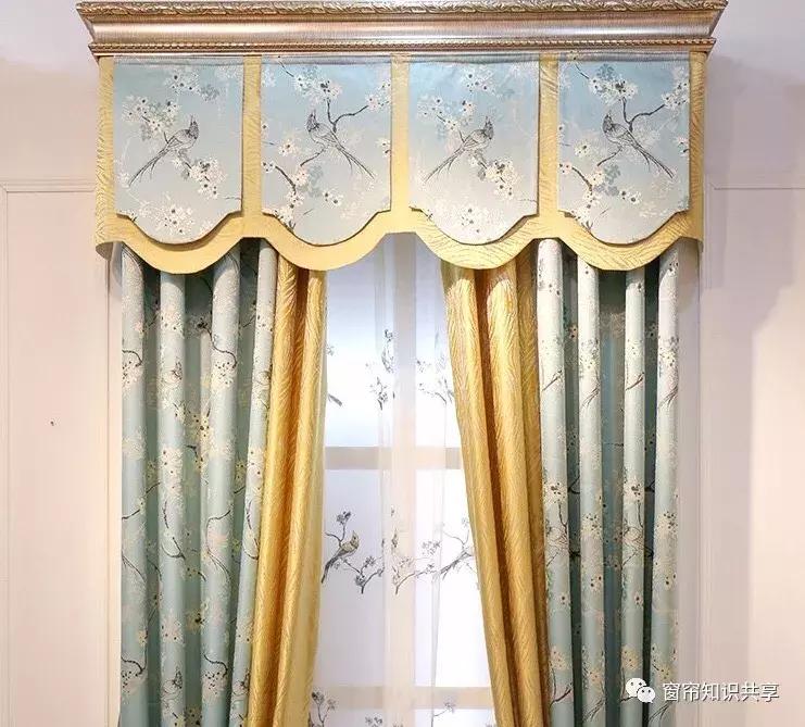 新中式25公分的帘头造型,新中式帘头尺寸