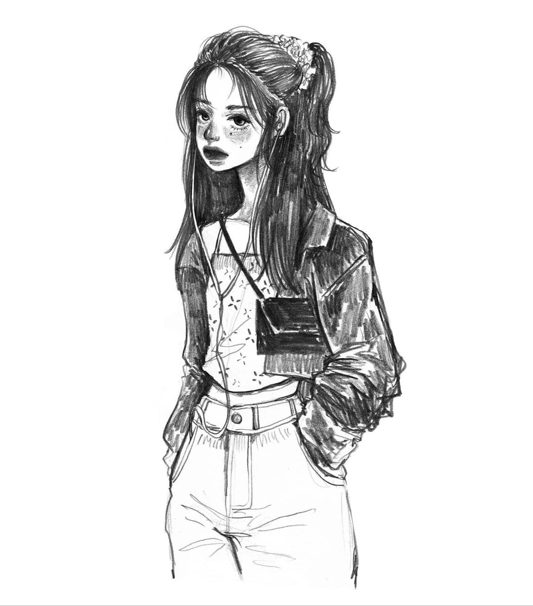 一支铅笔画素描风景,一支铅笔画出来的画