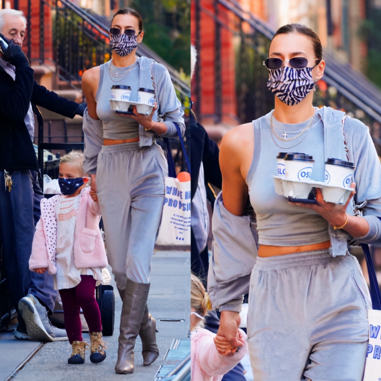 超模糖糖现身迈阿密街头,超模糖糖现身纽约