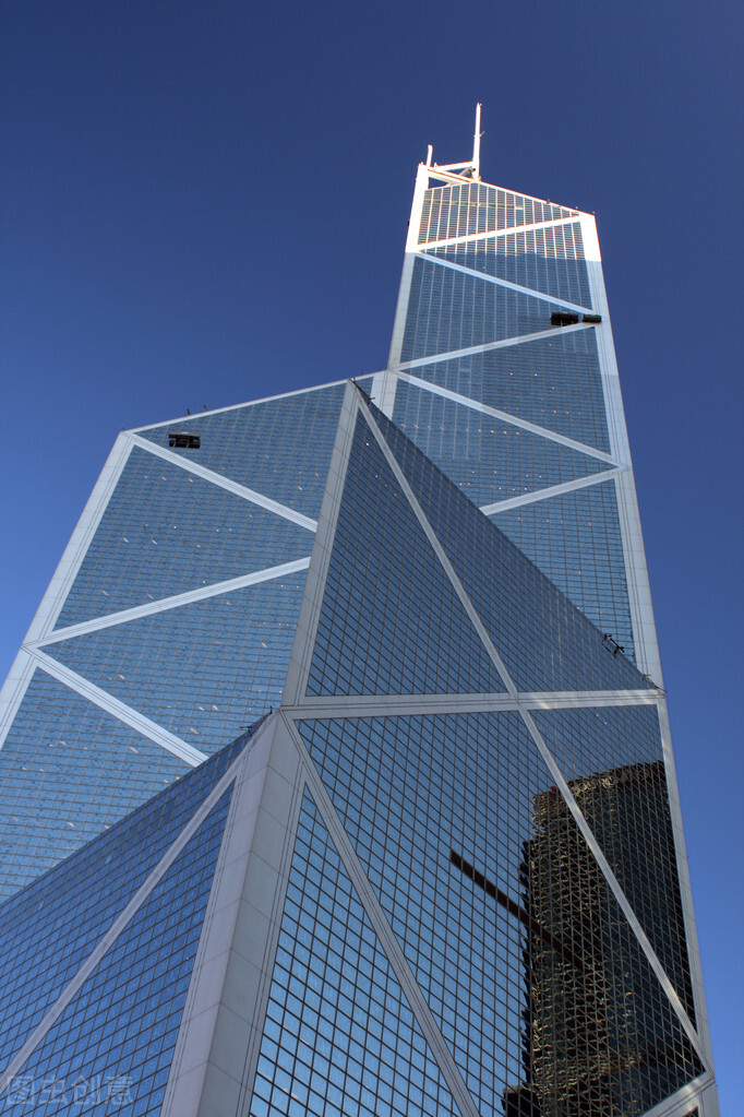 香港中银大厦楼顶,香港中银大厦灵感设计
