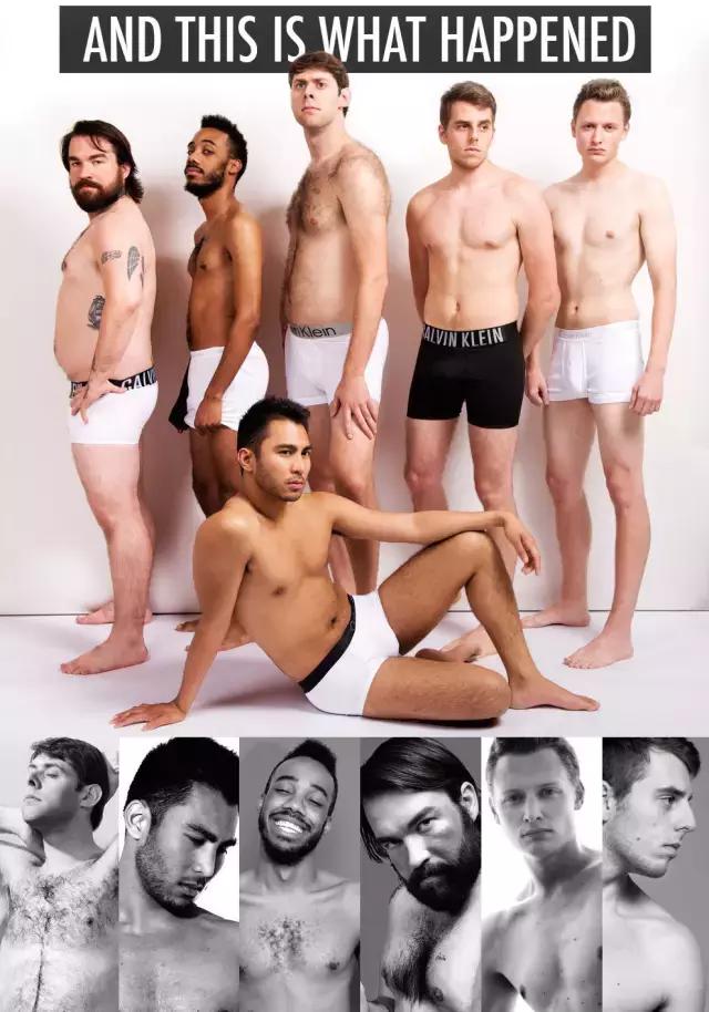 男人有肌肉与没肌肉对比,女人肌肉和男人肌肉区别