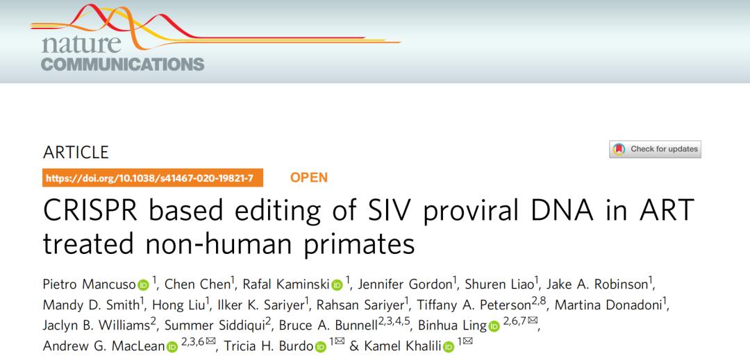 crispr攻克艾滋最新消息靠谱吗,攻克艾滋病病毒的最新进展