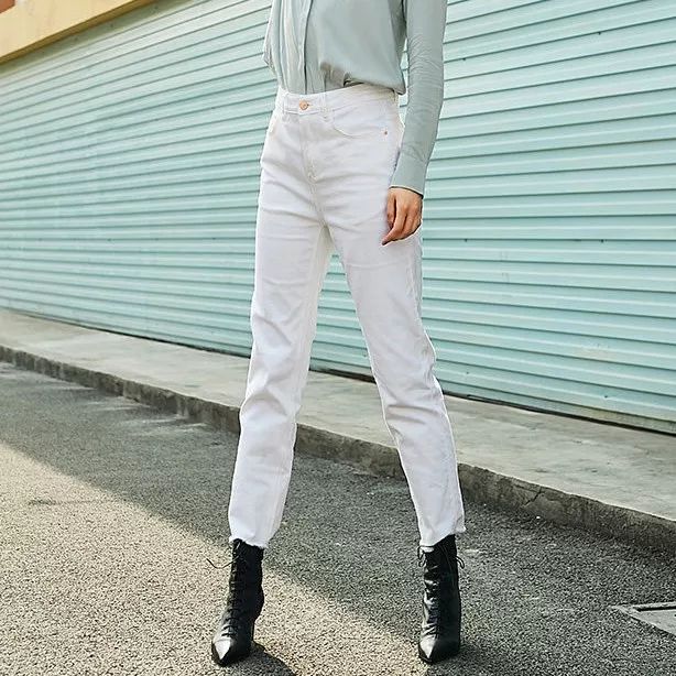 我试了九条白色牛仔裤，这四条太太太好穿了！