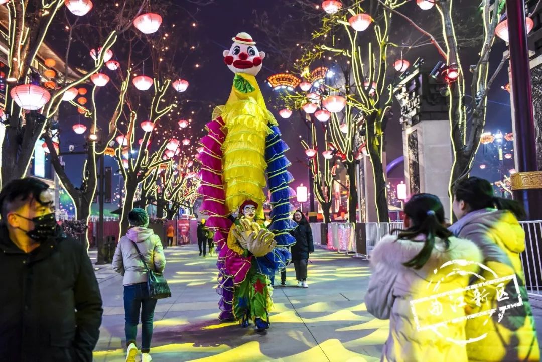 西安曲江新区大唐不夜城,大唐不夜城新春民俗文化庙会