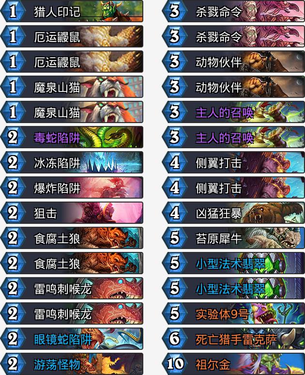 一次抄个够！炉石传说：当前版本最强五套卡组推荐！