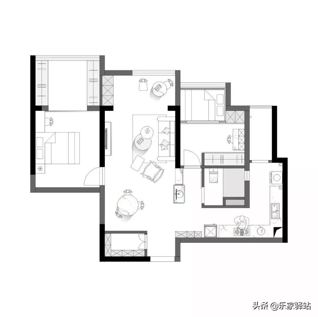 88平米阳台改造衣帽间,通透阳台变衣帽间