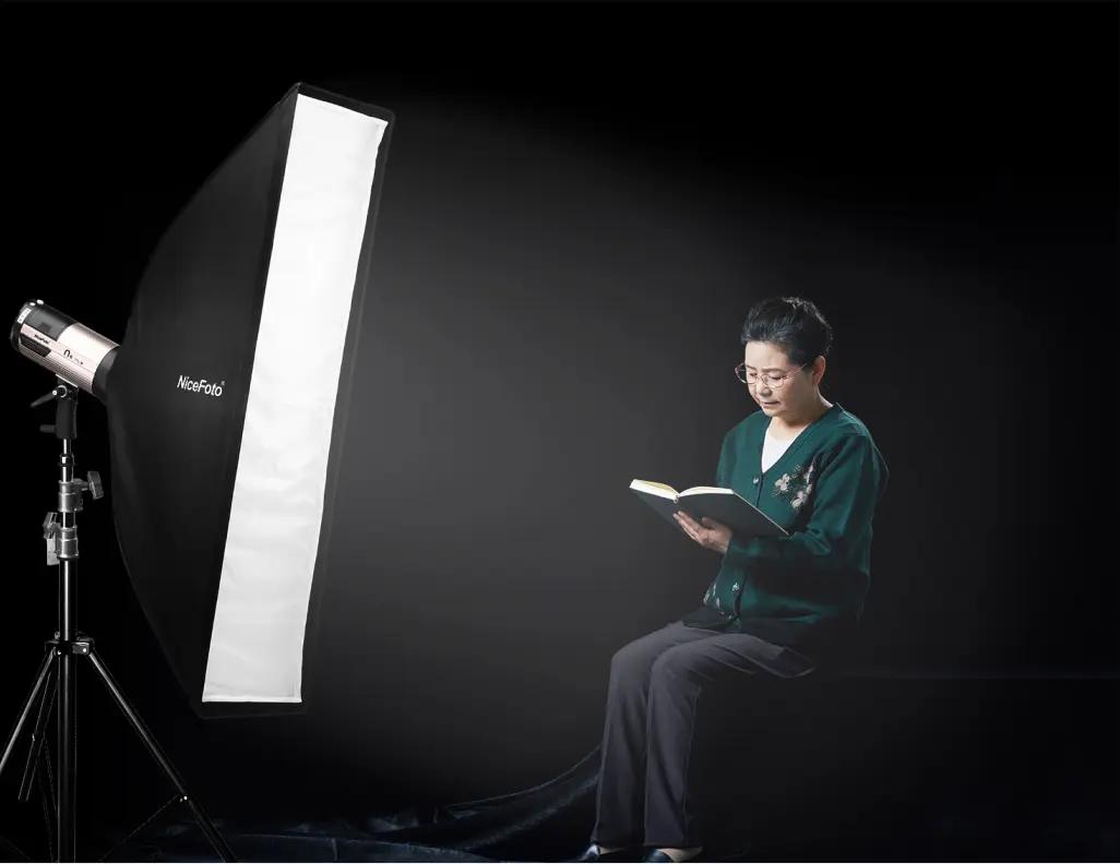 nicefoto耐思200w摄影灯不亮,柔光箱的作用