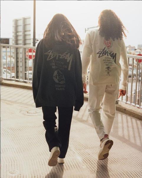 stussy街头穿搭,stussy是潮流鼻祖