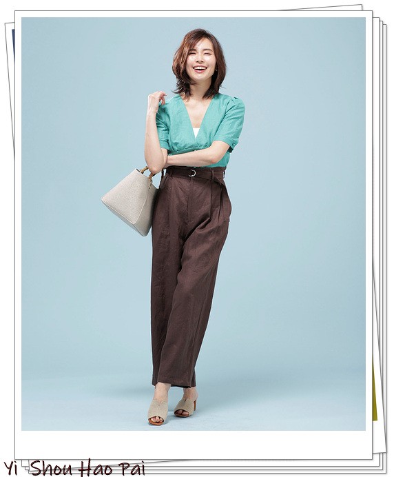 高端麻料抗起皱亚麻裤女,不起皱的亚麻裤阔腿裤