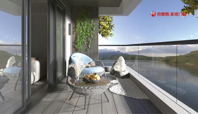 阳台玻璃观景护栏，美好空间，静谧一方时光