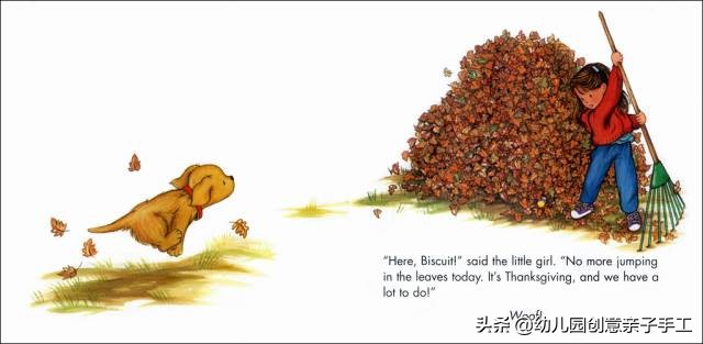感恩节孩子英语启蒙选绘本,感恩节亲子绘本作品幼儿园制作