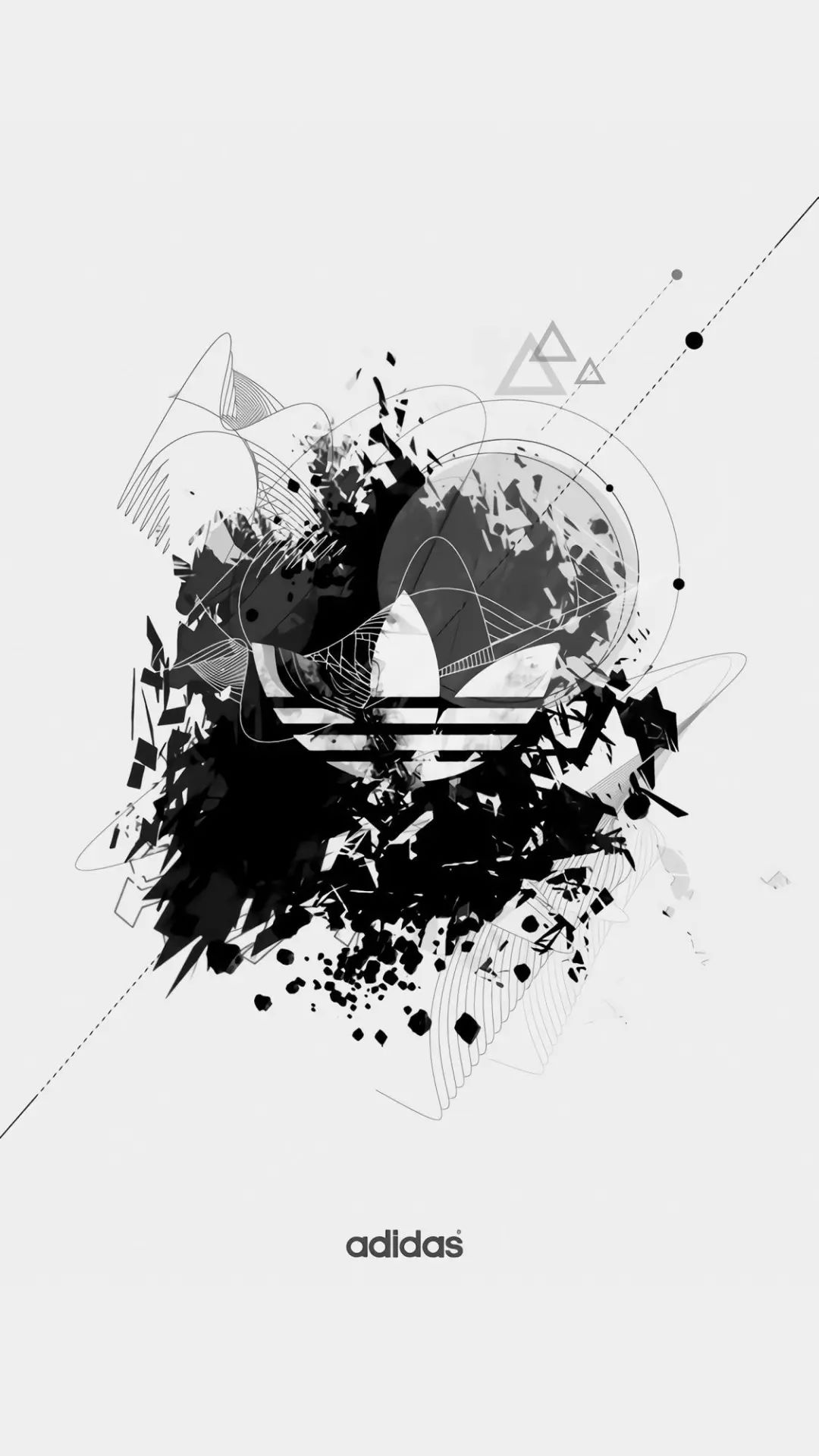 黑白极简壁纸,极简风格黑暗壁纸