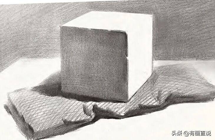 石膏几何素描临摹图片,几何石膏素描教学视频