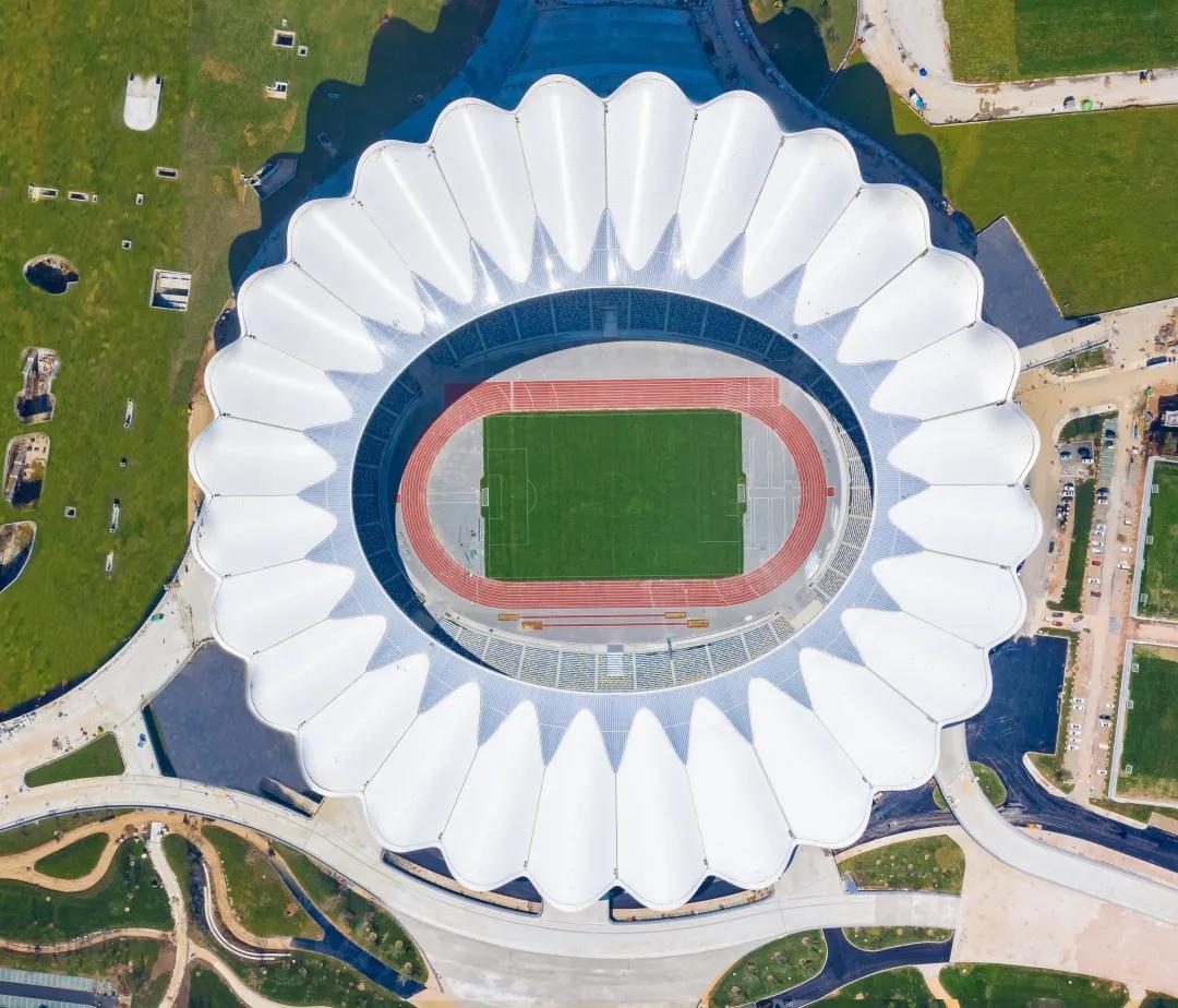 西安浐灞生态区奥体中心,西安奥体中心最新图