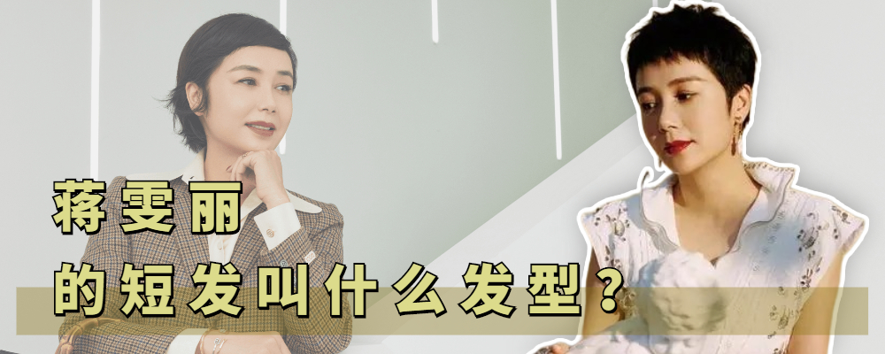 蒋雯丽的短发发型,蒋雯丽最好看的超短发型