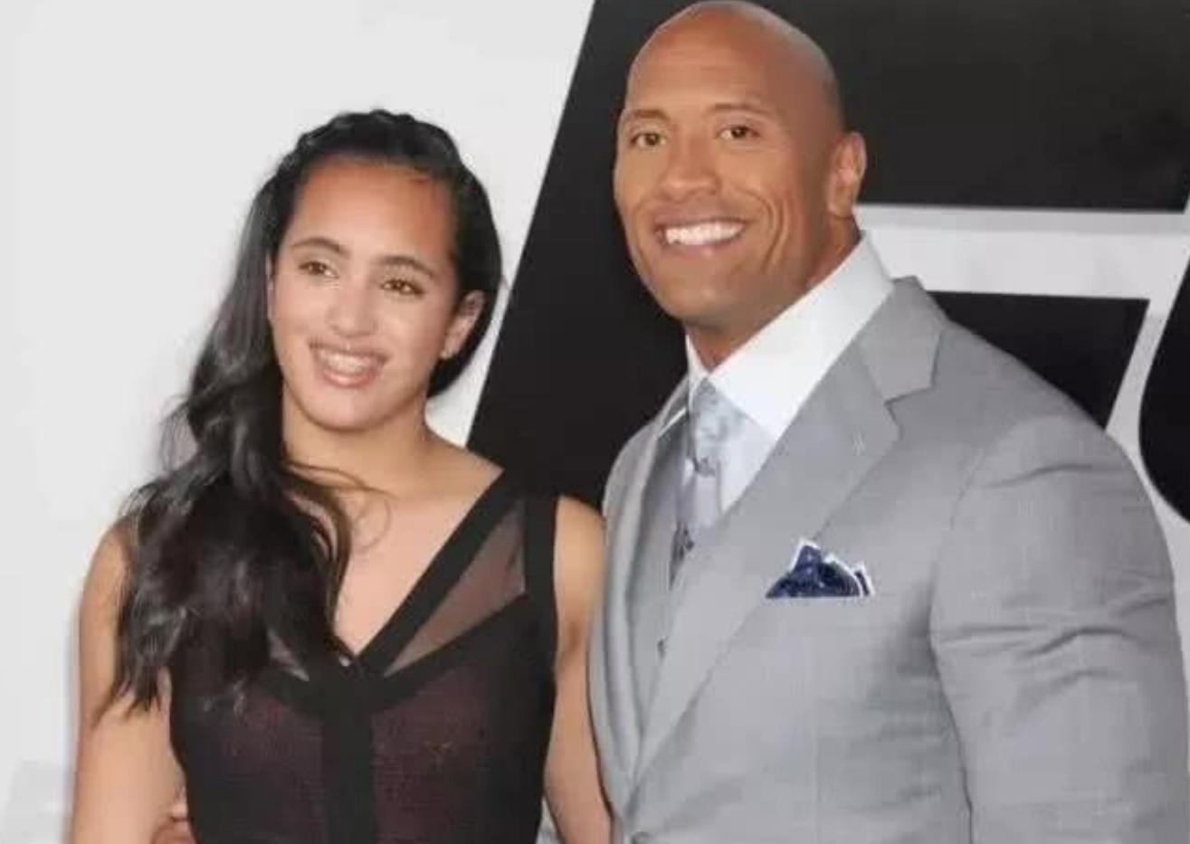 强森女儿照片,强森的女儿是混血儿吗