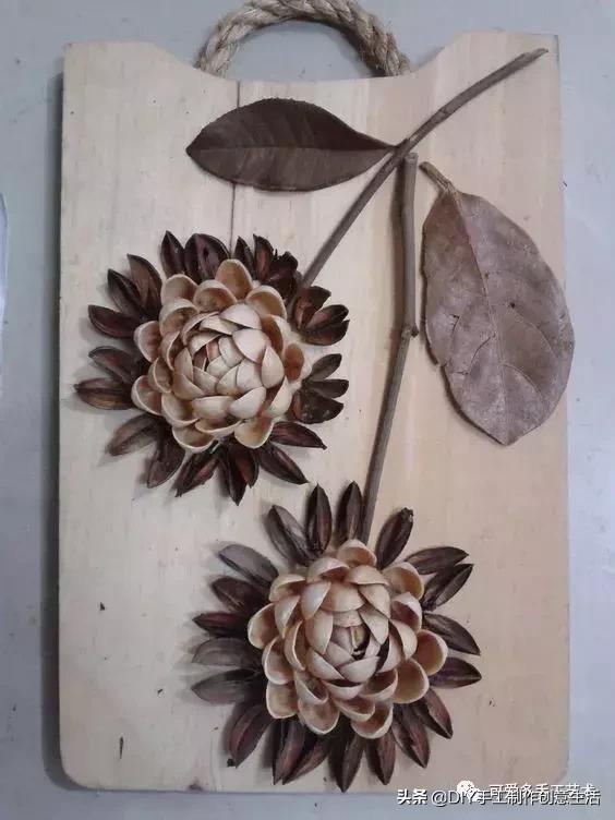 坚果壳吃完不要扔垃圾桶,坚果果壳做手工