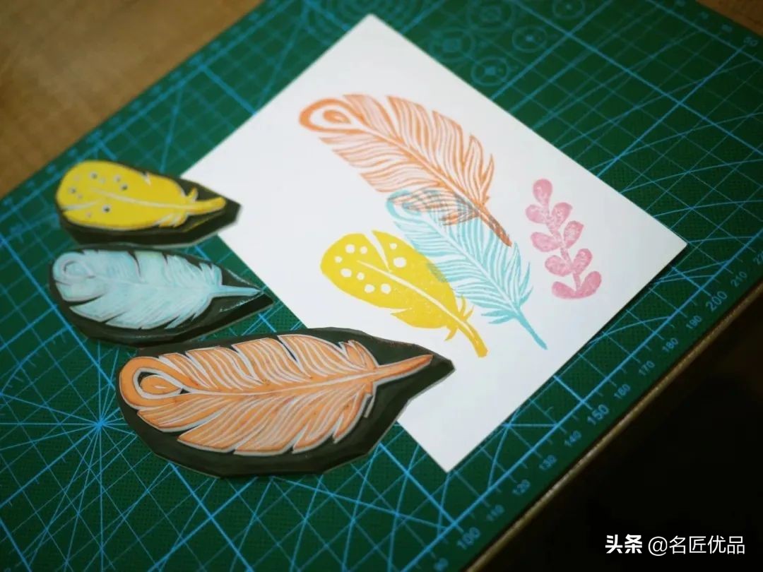 最简单的橡皮章手工,橡皮章简单又漂亮