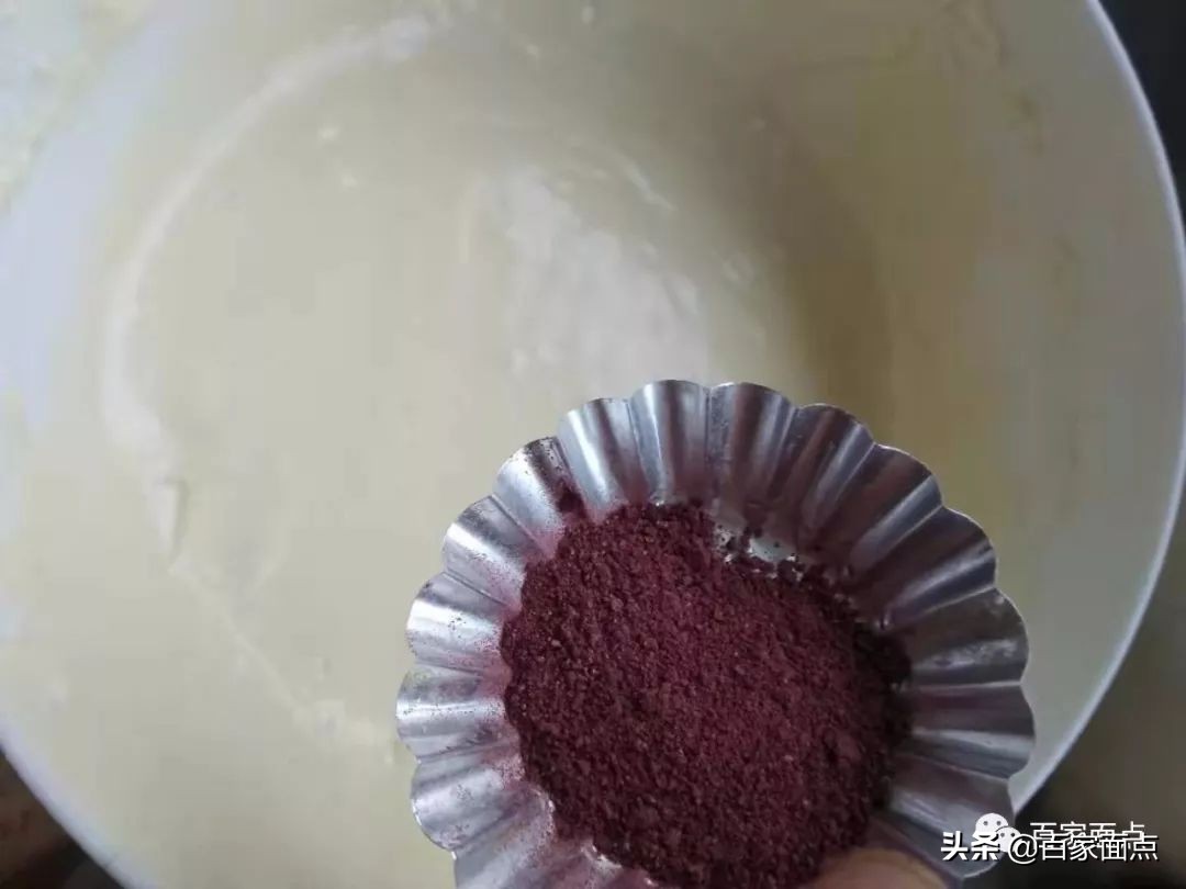 红曲米蛋糕卷,红曲米蛋糕跟普通蛋糕