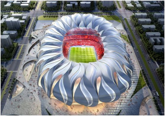 恒大新足球场荷花,广州恒大荷花球场