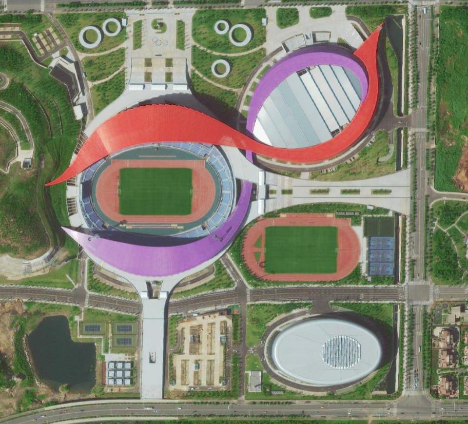 新体育馆设计效果图,造型奇特的体育场