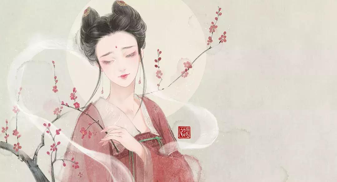 看完她笔下的古风美人,才知英雄难过美人关,一颦一笑让你醉倒
