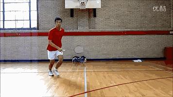 羽毛球步法基本功视频,羽毛球正手后场到前场步法